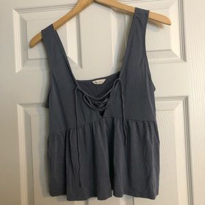 Aeropostale cropped peplum top